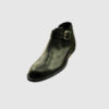 Men-Leather-Black-Clip-Design-Long-Boot