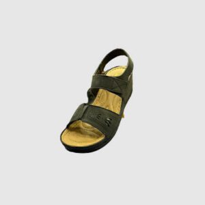 Women Easy Step Medicated Black Silver Shape Sandal