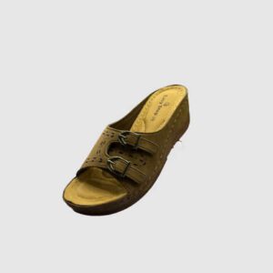 Women Easy Step Medicated Brown 2 Staps Chappal