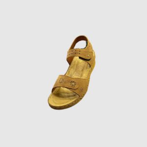 Women Magic Design Light Golden Medicated Sandal