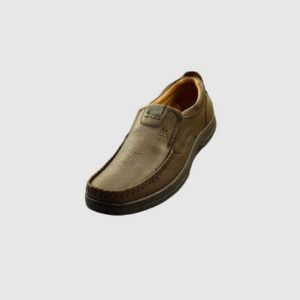 Men Brown Handmade Round Shape Medicated Shoes