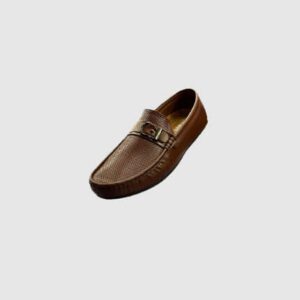 Men Brown Leather Medicated Loafer